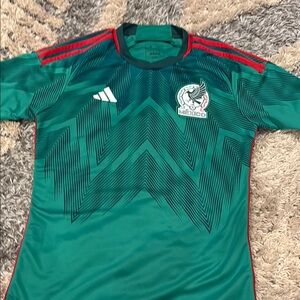 Mens Adidas Mexico Soccer Jersey medium